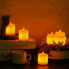 24x LED Flameless Tea Light Tealight Candle Wedding Decoration Battery Included