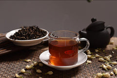 HelloYoungTop 400g Yunnan Fengqing Dianhong Tea Three Smoked Jasmine Black Tea Red Tea