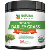 Barley Grass Powder - USDA Certified Organic Barley Grass Powder - Non-GMO