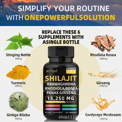 Dynamic Vitality Bundle - Sea Moss Multivitamin & Shilajit Power Combo