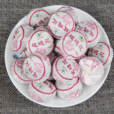 HelloYoung Ripe Puerh Tea Mini Tuo Tea Rose Chinese Yunnan Cooked Black Tea Healthy Care
