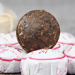 HelloYoung Ripe Puerh Tea Mini Tuo Tea Rose Chinese Yunnan Cooked Black Tea Healthy Care