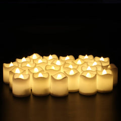 24x LED Flameless Tea Light Tealight Candle Wedding Decoration Battery Included