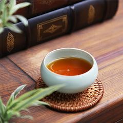 HelloYoung357g 100% Authentic TAETEA Nian Ripe Pu-erh Tea Menghai Dayi Puer Tea Green Food