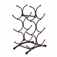 Creative European Retro Wrought Iron Wine Rack Home Desktop Decoration Rack Bar Wine Cellar Bar Supplies Home Furnishing