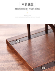 Metal Wine Rack Modern Crafts Artwork Gift Wine Holder Figurine Creative Wine Bottle Stand Home Decoration Accessory