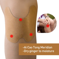 12pcs Knee Medical Plaster Wormwood Extract Knee Joint Ache Pain Relieving Sticker Knee Rheumatoid Arthritis Body Patch D1802