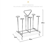 Metal Glass Cup Water Storage Shelf Drying Cup Drainage Organizer Kitchen Stand Glass Holder Drain Rack for Home Kitchen