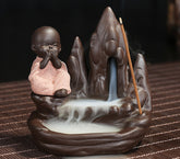 incense Burner Creative Home Decor The Little Monk Small Buddha Censer Backflow Incense Burner Use In house