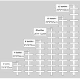 Iron Wall Mounted Wine Holder European-style Tilted/Straight Wine Rack Red Wine Champagne Bottle Display Stand Rack Organizer