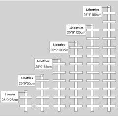 Iron Wall Mounted Wine Holder European-style Tilted/Straight Wine Rack Red Wine Champagne Bottle Display Stand Rack Organizer