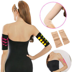 2pcs/lot Weight Loss Calories Compression Arm Leg Shaper Sleeve Varicose Veins Support Tennis Fitness Elbow Socks Slimming Wrap