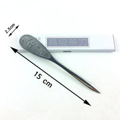 Tea Knife Stainless Steel Metal Insert Puerh Knifes Puer Tools Teas Knife For Kung Fu Teas Thickening Tea Knifes