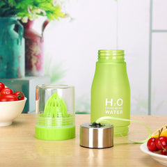 New Xmas Gift 650ml Water Bottle plastic Fruit infusion bottle Infuser Drink Outdoor Sports Juice lemon Portable Kettle