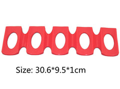 Foldable Wine Bottle Rack Beer Can Tank Fridge Silicone Pads Tile Cushions Storage Rack Space Saver Beverage Storage Shelf