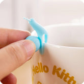 CJ058 Cute Snail Shape 10 pcs/Set Tea Bag Clip Cup Mug Tea Infusers Strainer Clips Party Decor Silicone Tea Bag Holder