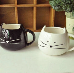 HELLOYOUNG Cute Cat Coffee Mug Animal Milk Mug Ceramic Creative Coffee Porcelain Tea Cup Nice Gifts