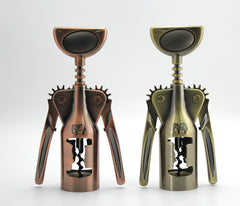 High Quality Zinc Alloy Wine Bottle Opener Bronze Bottle Corkscrew for Home Kitchen Bar Restaurant Bar Tools wine accessories