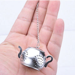 Heart/House/Duck/Monkey/Teapot/Ball/Bird/Shell Full Shape Stainless Steel Infuser Filter Strainer Tea Ball Spoon E2S