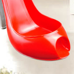 Resin High Heel Shoe Shaped Wine Bottle Holder Stylish Wine Shelf Rack Wedding Party Gift Home Kitchen Bar Accessories