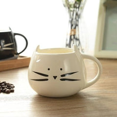 HELLOYOUNG Cute Cat Coffee Mug Animal Milk Mug Ceramic Creative Coffee Porcelain Tea Cup Nice Gifts