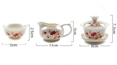 CJ189 Chinese Kung Fu Tea Set Drinkware Purple Clay ceramic Binglie include Tea pot Cup, Tureen Infuser Tea Tray Chahai