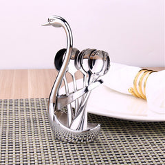 CJ104 Swan Dinnerware sets 7pcs/set wedding party fruit tableware set dinnerware sets