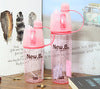 CJ129 Water bottle sport Spray bottle Cycling outdoor Moisturizing shaker Transparent Travel Plastic Water Camping Drinkware