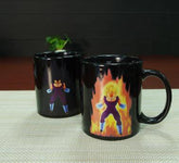 Dragon Ball Color Change Ceramic Mug Goku Cartoon Novelty Heat Reactive Coffee Cup Z Colored Changing Magic Cups
