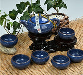 CJ258 High Quality 7 pcs/lot China Dehua Colorful ceramic cup Binglie tea cup Beautiful Environmental protection