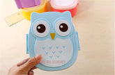 CJ004 Bento box Cartoon cute owl Japan jogo de panelas Bento Lunch meal box tableware Easy-Open microwave oven