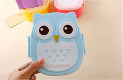 CJ004 Bento box Cartoon cute owl Japan jogo de panelas Bento Lunch meal box tableware Easy-Open microwave oven