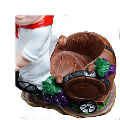 Resin Chef Wine Rack Wine Stand Cook Wine Bottle Holder Home Wine Ornaments Shelf Crafts Rack Shelf for Party