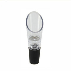 Red Wine Aerator Plastic acrylic Wine Pourer Pour Spout with Rubber Bottle Stopper Decanter Bar Tools