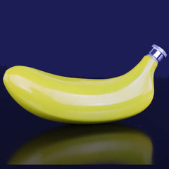 Fruit 5 oz Stainless Steel Hip Flask banana wine pot Flask for Alcohol Bottle vodka Whiskey bottle groomsmen gifts