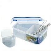 CJ030 Single Buckle Around LunchBox Can Microwaveoven LunchBox Tableware Single Plastic Bento LunchBoxes
