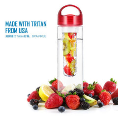 CJ013 Fruit Infuser/Infusing Drinking water bottle Lemon bottle Fruit Juice maker bike/travel bottles BPA Free 700ml Drinkware