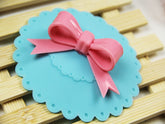 Cute 10.5cm Anti-dust Silicone Cup Cover Silicone Lovely Bowknot Cup Cover Coffee Suction Seal Lid Cap