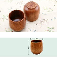 Japan Style Natural Jujube Wood Cup Primitive Handmade Natural Spruce Wooden Cup Breakfast Beer Milk Drinkware Green Tea Cup