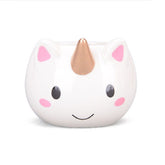 Unicorn Mug 300ml Rainbow Horse Unicorn Mugs Cup Cuteness 3D Unicorn Ceramic Coffee Mug Gold Stereo Cute Unicorn Cups
