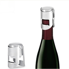 Stainless Steel Wine Bottle Stopper Champagne Stopper Sparkling Wine Bottle Plug Sealer