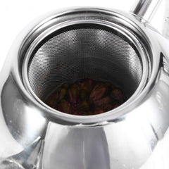 1/1.5L Durable Stainless Steel Teapot Coffee Pot Kettle With Filter Large Capacity Puer Tea Bag Green Oolong Tea Tieguanyin Cha