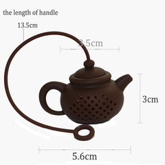 HELLOYOUNG High quality New Creative Silicone Tea Bag tea pot shape tea Filter Infusers safe clean 1 pcs