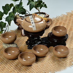 CJ258 High Quality 7 pcs/lot China Dehua Colorful ceramic cup Binglie tea cup Beautiful Environmental protection