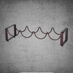 Vintage Creative Wire Wine Rack Bottles Wine Display Rack Stand Storage Holds 4 Bottles Home Accessory