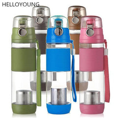 Summer Leak-Proof Seal Large Capacity Sport bottle for water Bicycle Plastic PP Water Bottles With Cover Lip Filter BPA free