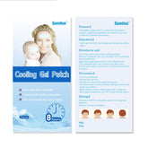 7Pcs/box Baby Fever Patch Cooling Gel Sheet for Headache Pain Relief Bring Fever Down Patch Free Shipping K037