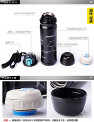CJ020 Stainless steel double vacuum multi-purpose kettle 800ML double cover Multifunctional Portable travel insulation pot