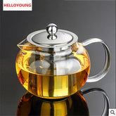 CJ254 Best Heat Resistant cup Tea Pot Flower Tea Set Puer kettle Coffee Teapot Convenient With Infuser Office Home Teacup