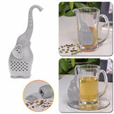 Teapot Cute Elephant Silicone Tea Infuser Filter Teapot for Tea & Coffee Drinkware Kitchen Accessories Drop shipping